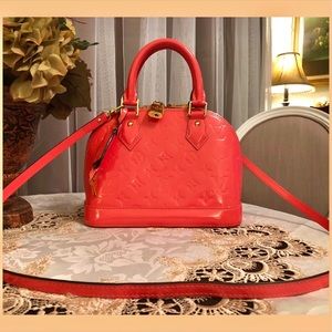 Authentic Louis Vuitton Alma BB Rose Indian